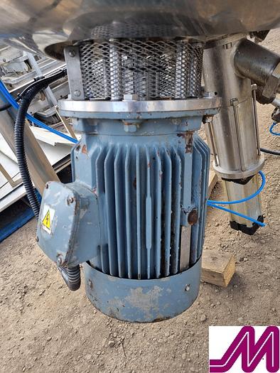Used Giusti 1,200 Litre Jacketed Pan with Bottom Mounted High Shear Mixer and Contra Rotating Agitator