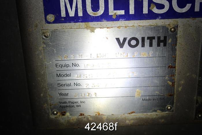 Used Voith MSS 15/15-FR Pressure Screen, Stai #42468