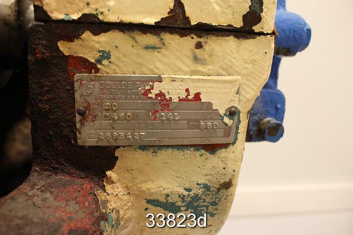 Used Goulds 3460 Split Case Pump, Size 14L #33823