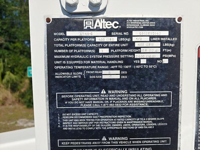 Used 2012 Ram 5500 4x4 Altec AT40G 45ft Bucket Truck - 81145