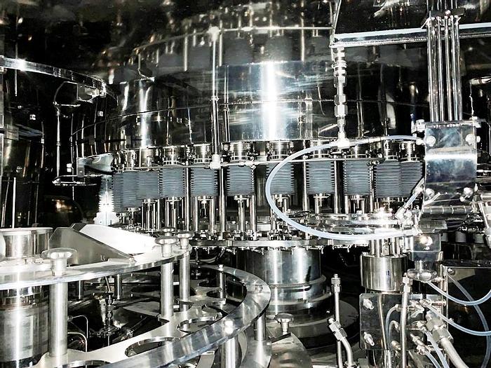 Unused Filler, Bottle, Rotary, 120-Valve, Mitsubishi, Aseptic #C743900