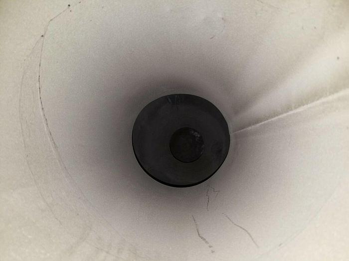 Used Cyclone Dust Collector Unit for use with existing system catches heavy particles