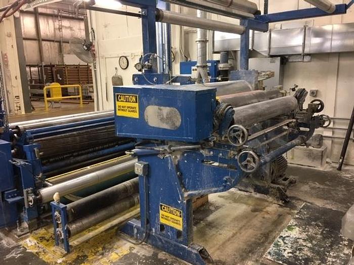 Used 93" (2.36M) MAGNAT TWO DRUM SLITTER REWINDER
