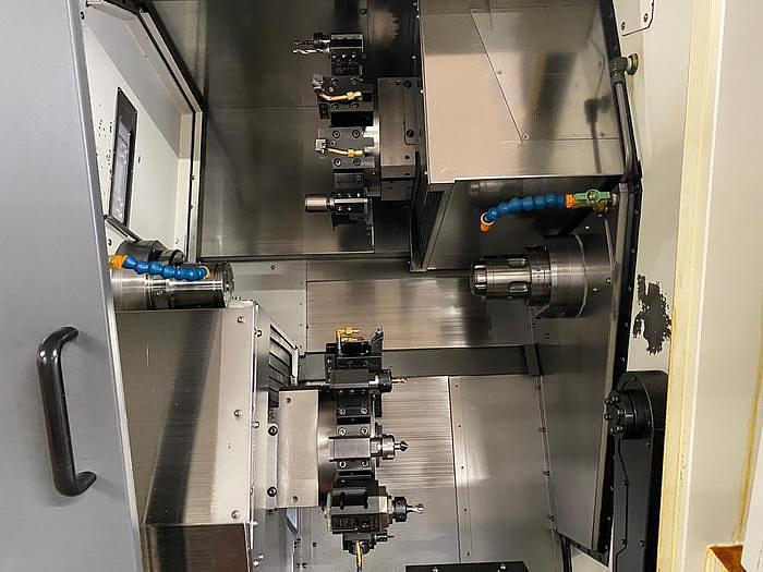 Begagnad Nakamura Tome WY 100, från 2016, Svarv med subspindel, Y-axel och stångmatning i mycket gott skick