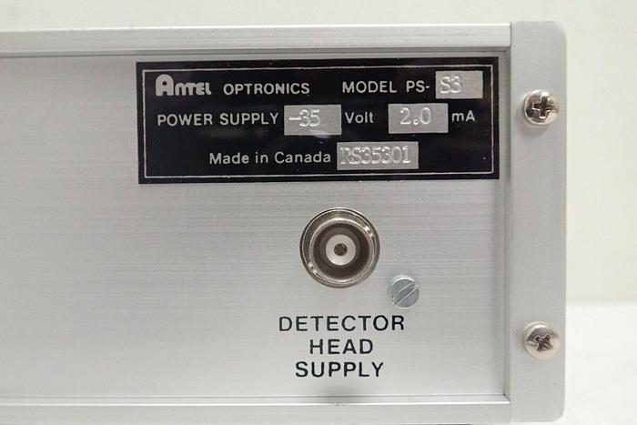 Used Antel Optronics Model PS-S3 Photodetector Power Supply