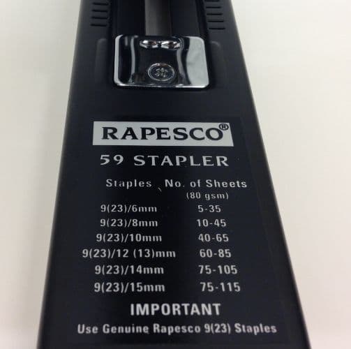Rapesco 59 Heavy-duty Manual Stapler (Up To 115 Sheets)