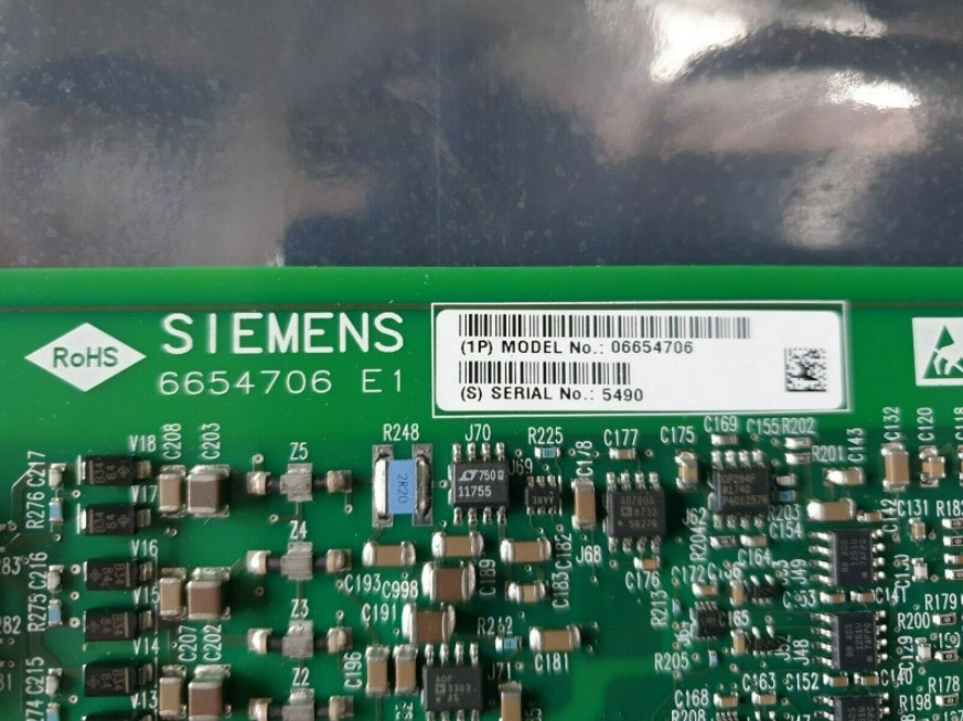 Used Siemens 6654706 E1 EKG board (IN32S3B1)