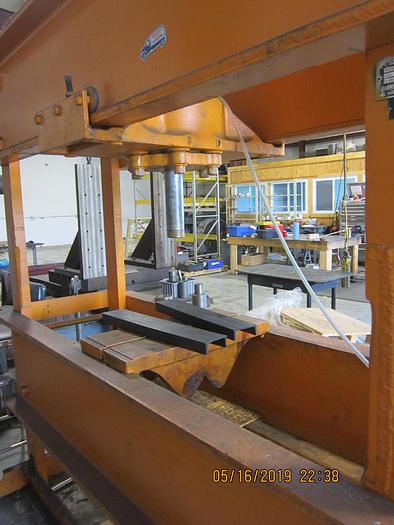 Used 1986 Roger Hydraulic H Frame Press SW - 150- 13 -100X
