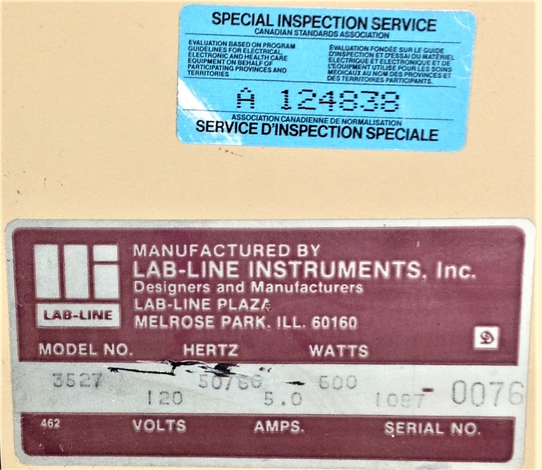 Used Lab-Line Orbit 3527 Environ-Shaker Shaking Incubator