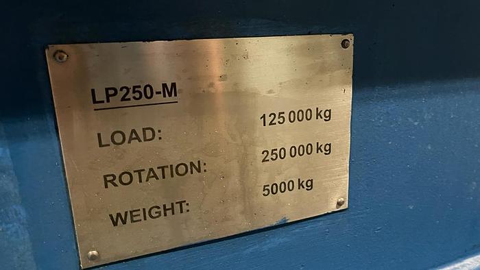 Used Obrotniki rolkowe 250 ton