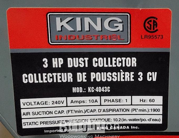 Used 2006 King KC4043C dust collector