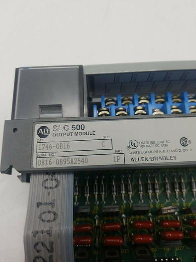 Used Allen-Bradley 1746-OB16 Output Module Ser C