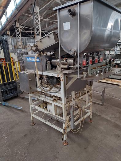 Used Simplex 4 piston Gallon Filler SS