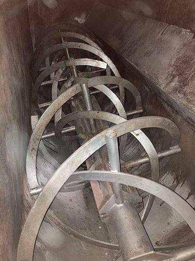Used Mixer, Ribbon, 300 CF, Stainless Steel, Jacketed, Young, 30 HP #A744840