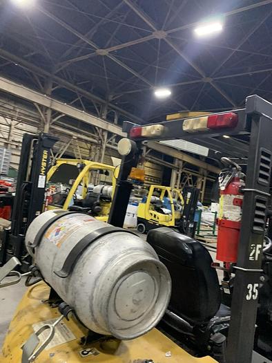 Used CATERPILLAR 6000 POUND MODEL C-6000 SOLID TIRE PNEUMATIC (FRONT) TIRES WITH SIDE SHIFT