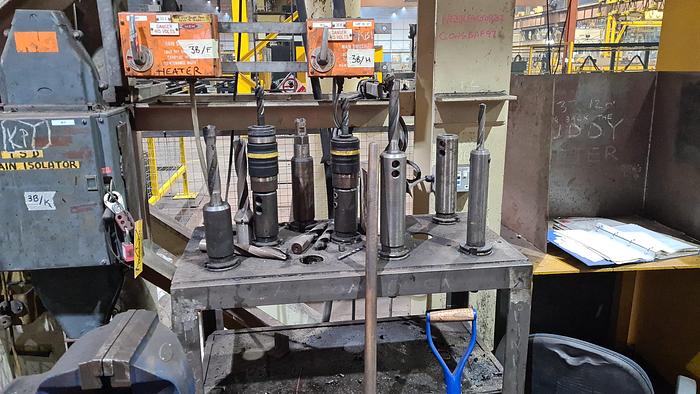 Used 2009 Ficep Heavy Duty Steel Beam Saw & Drill Line