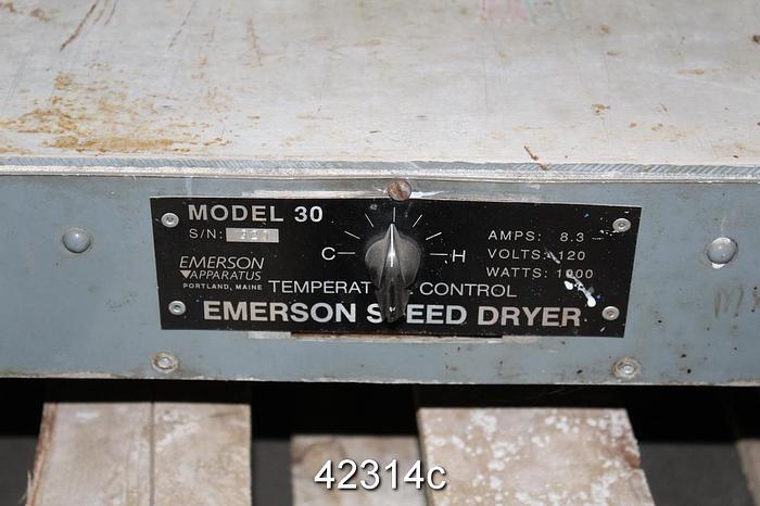 Used Emerson Model 30 Lab Sheet Dryer #42314