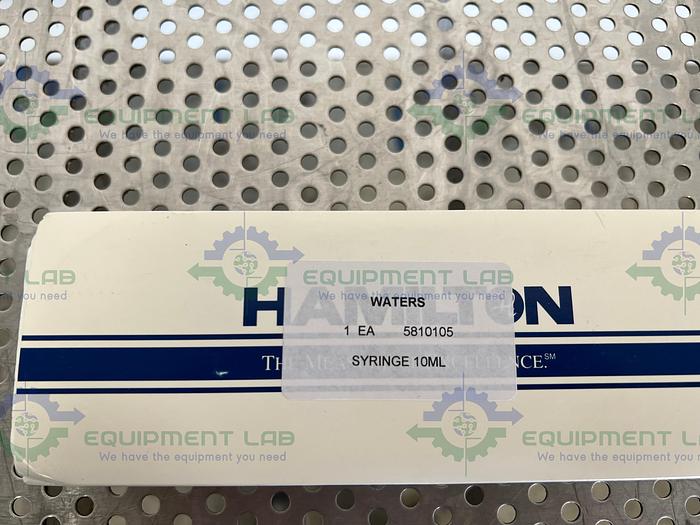 Used Waters  5810105 Gas Tight 10 mL Analytical Syringe