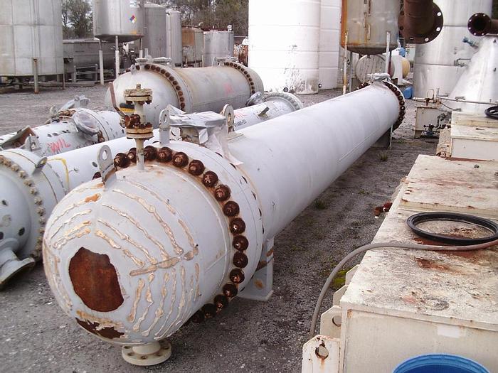 Used Unused Gaspar Inc. approximately 3800 square foot (single-pass) Shell and Tube Heat Exchanger