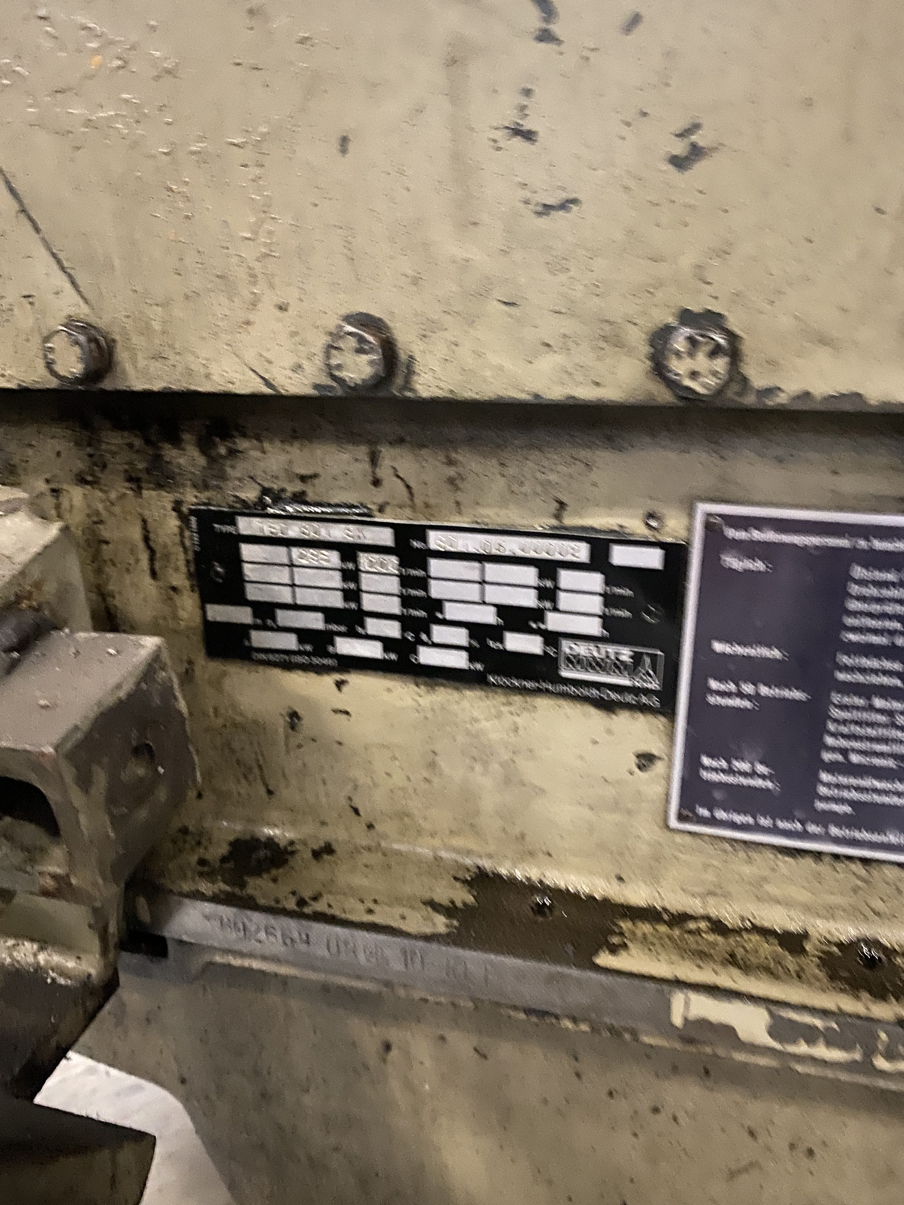 Used 1982 MwM TBD 601-6k