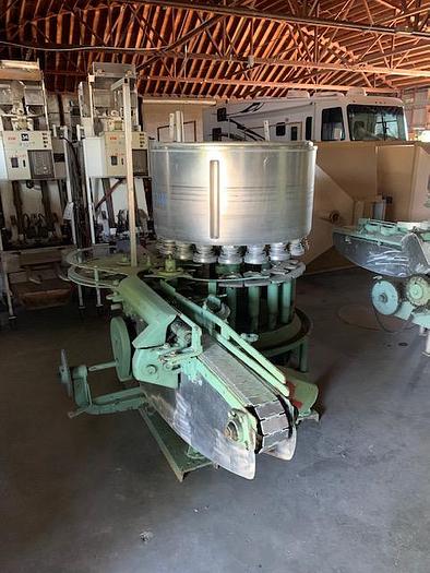 Used Horix 18-Valve Rotary Gravity Juice Filler