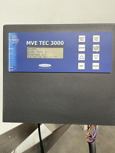 Used MVE XLC 1211 Liquid Nitrogen Storage Tank LN2