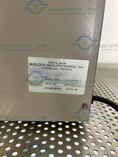 Used VWR  Model 1500E Bench Top Incubator +5 to 70°C, 1 Cu Ft., 120V