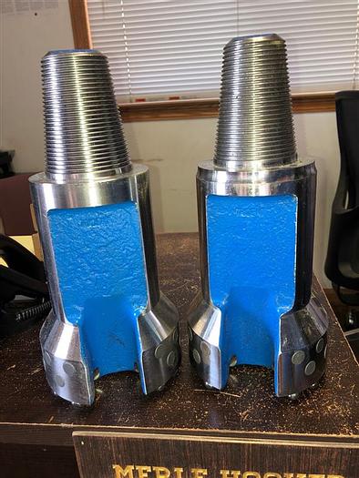 6" Cable Tool Flat Face Button Bit