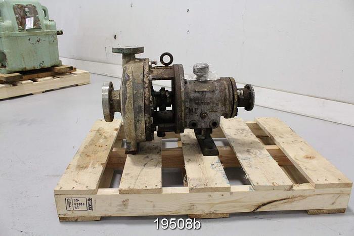 Used Goulds 3196 Pump, 3196Mt,1X3X10, Stainless Steel Casing, 300# Flanges #19508