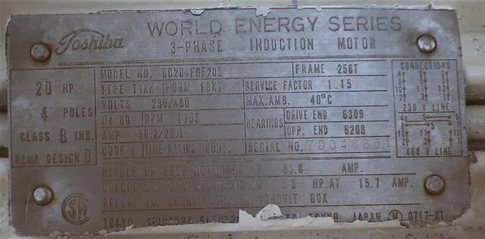 Used 45 CU. FT. MARION PADDLE MIXER/BLENDER - C/S - 20 HP (#9867)