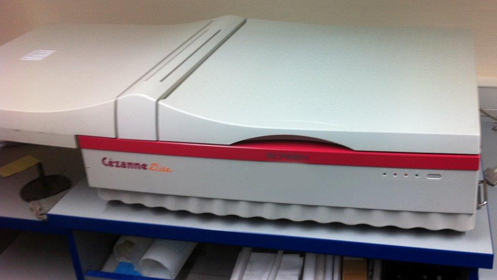 Used Screen Cezanne Elite FTS5500 flatbed scanner