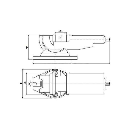 Cormak QHK125 x 125mm Tilting Machine Vice