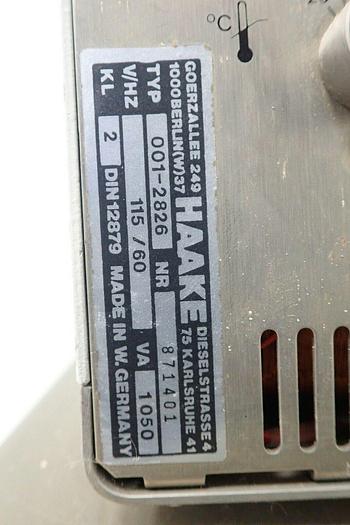 Used Haake L Water Bath & D8 Typ 001-2826 Circulating Immersion Heater