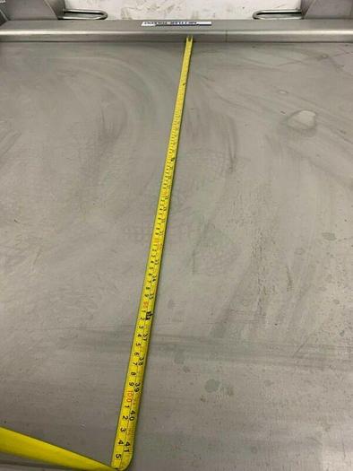 Used Mettler Toledo 2888 Stainless Steel Floor Scale 42" x 42" w/ Roll up Ramps