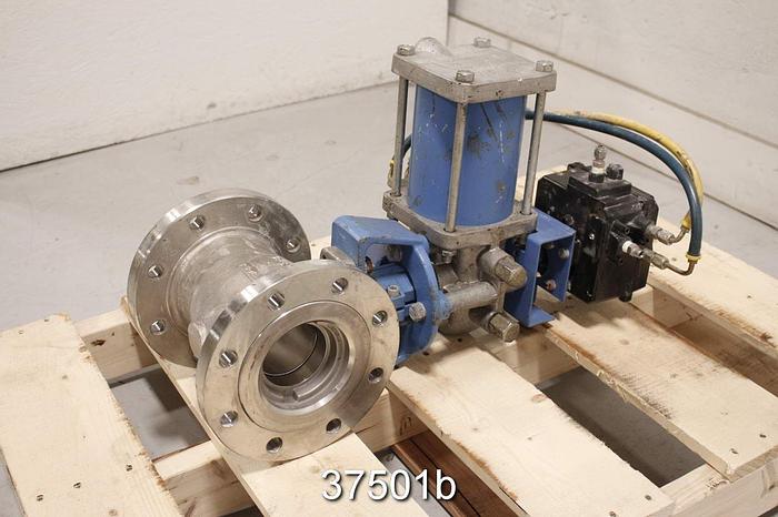 Used Neles Jamesbury 4 5150 31 3600MT 4" Ball Control Valve #37501