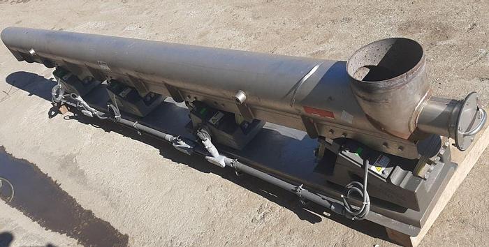 Used Feeder, Vibratory, 8" x 10', S/st, Dust-Tight #L744357