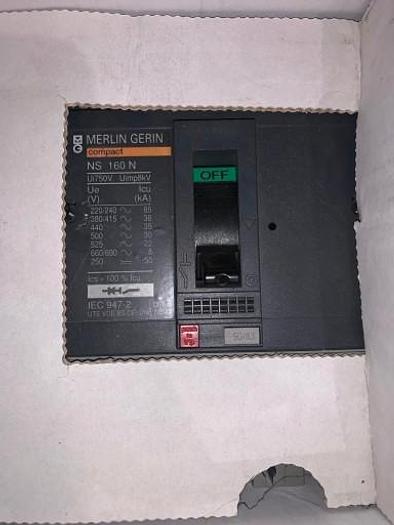 Używane Schneider Compact Circuit Breaker NSX160F 4X160A 3