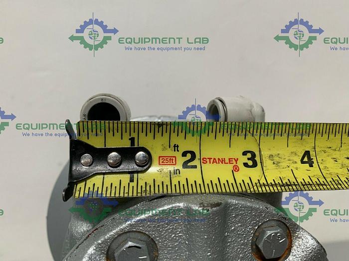 Used Boston Gear F724F-15-B5-6 Gear Reducer W/ Pneumatic Gast 8AM-NRV-11A Motor