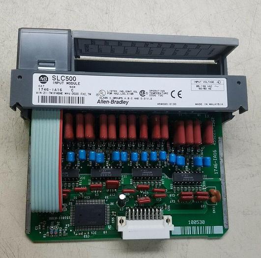 Used Allen Bradley 1746-IA16 Ser. C Input Module SLC 500