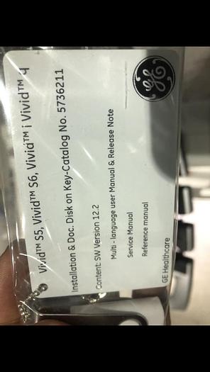 Used GE Vivid S6 Ultraschallsystem mit Flat Monitor, 2x Sonden
