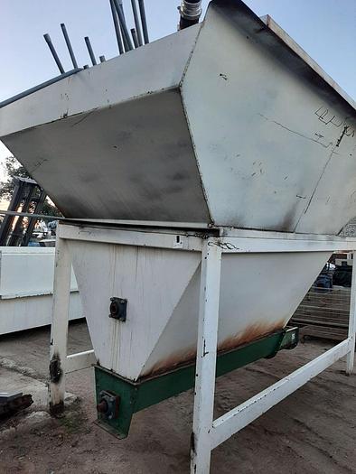 Used Hopper, Dump, 60 CF, 2 CY, C/st, Auger Discharge #S744874