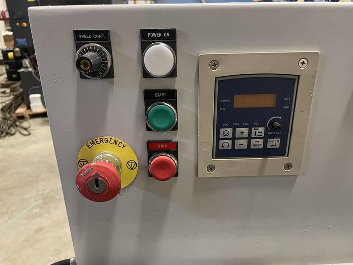 Used POWERFIN BULL DOUBLE ENDED BUFFING AND POLISHING MACHINE / GRINDER OR CUTOFF