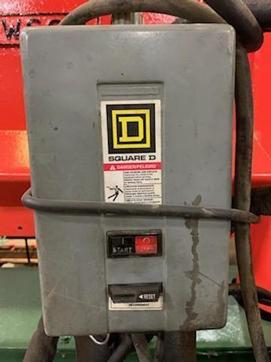 Used 84" WIDE BLACK CLAWSON ROLL SPLITTER 72" DIAMETER ROLL CAPACITY