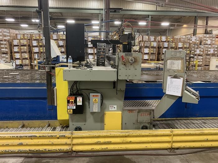 Used 2008 ALLTRA CORP. MODEL PG14-12 WJ, 120" X APPROX. 468" 2 HEAD GANTRY STYLE CNC WATER JET