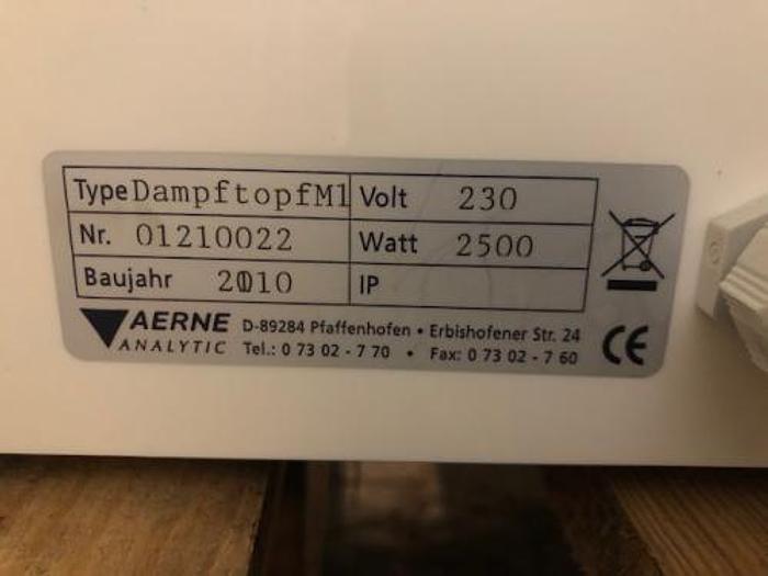 Used Aerne analytics sterilizer