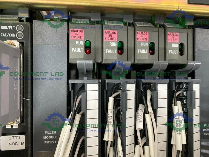 Used Allen-Bradley 1771: A4B CHASSIS, P4S, PLC-5/40C, NOC-B, IFE C, OBN/B
