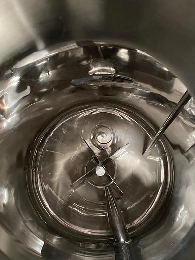 Used DCI 50 Liter Jacketed Stainless Steel Reactor Vessel W/ Steridose Motor