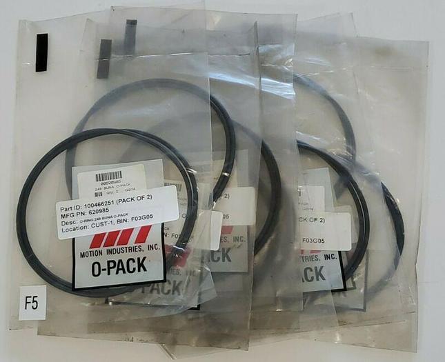 *NEW* LOT OF 16 (2 Seals/Bag) Motion industries 249 Buna O-Pack 620985 +Warranty