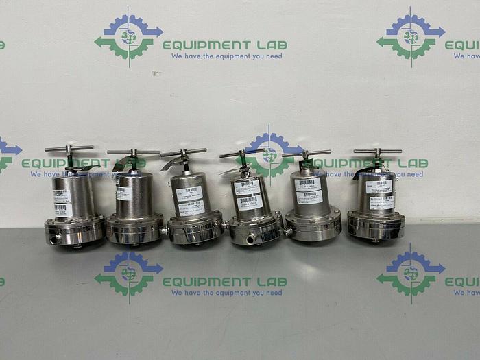 Used Steriflow 95 Stainless Steel Pressure Regulator w/ 3/4" Sanitary Fittings