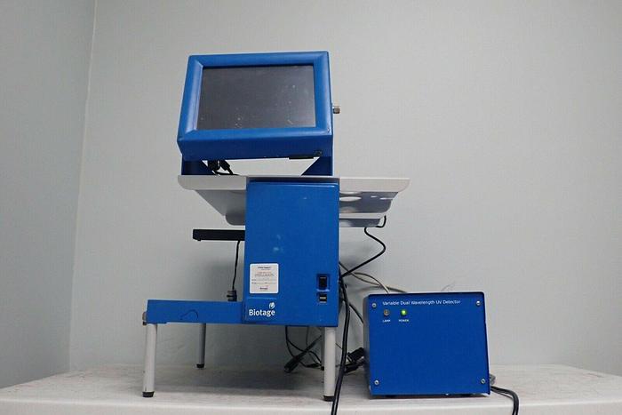 Used Biotage SPX 09491 Rev M Flash Chromatography w/ 09722 Monitor, Econ LCD 2073 A